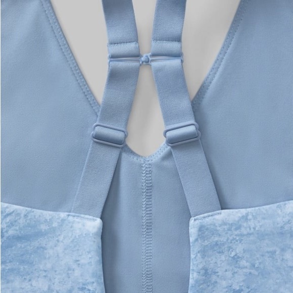 Fabletics ALL DAY EVERY DAY LOW IMPACT BRASOFT BLUE STONE MARBLE - Picture 3 of 9